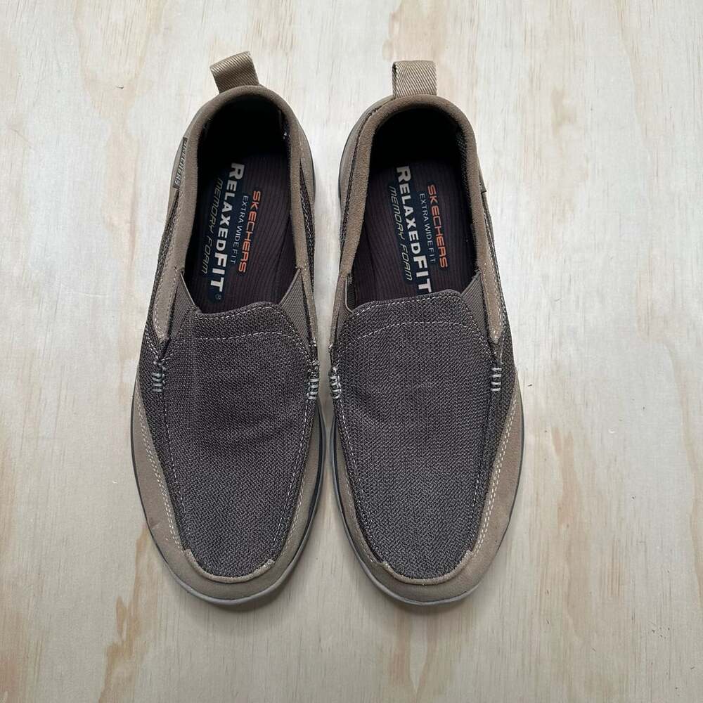 Skechers Relaxed Fit Superior Milford Slip-On Loafer Size 11 Brown